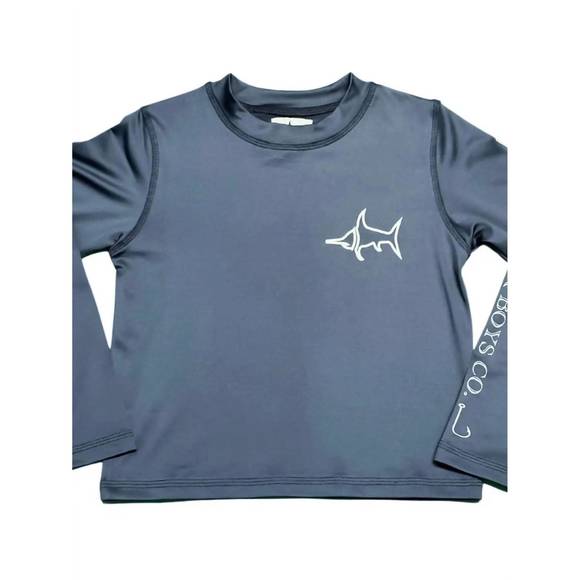 NEW SALTWATER BOYS CO. tybee rashguard in navy - Picture 1 of 3